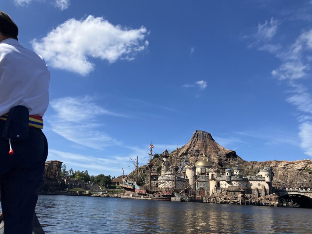 ディズニーシーのゴンドラから見た景色